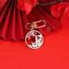Porte-clés Pendentif Auspicieux Dragon & Phénix - Poisson Koi Cadeau du Nouvel An