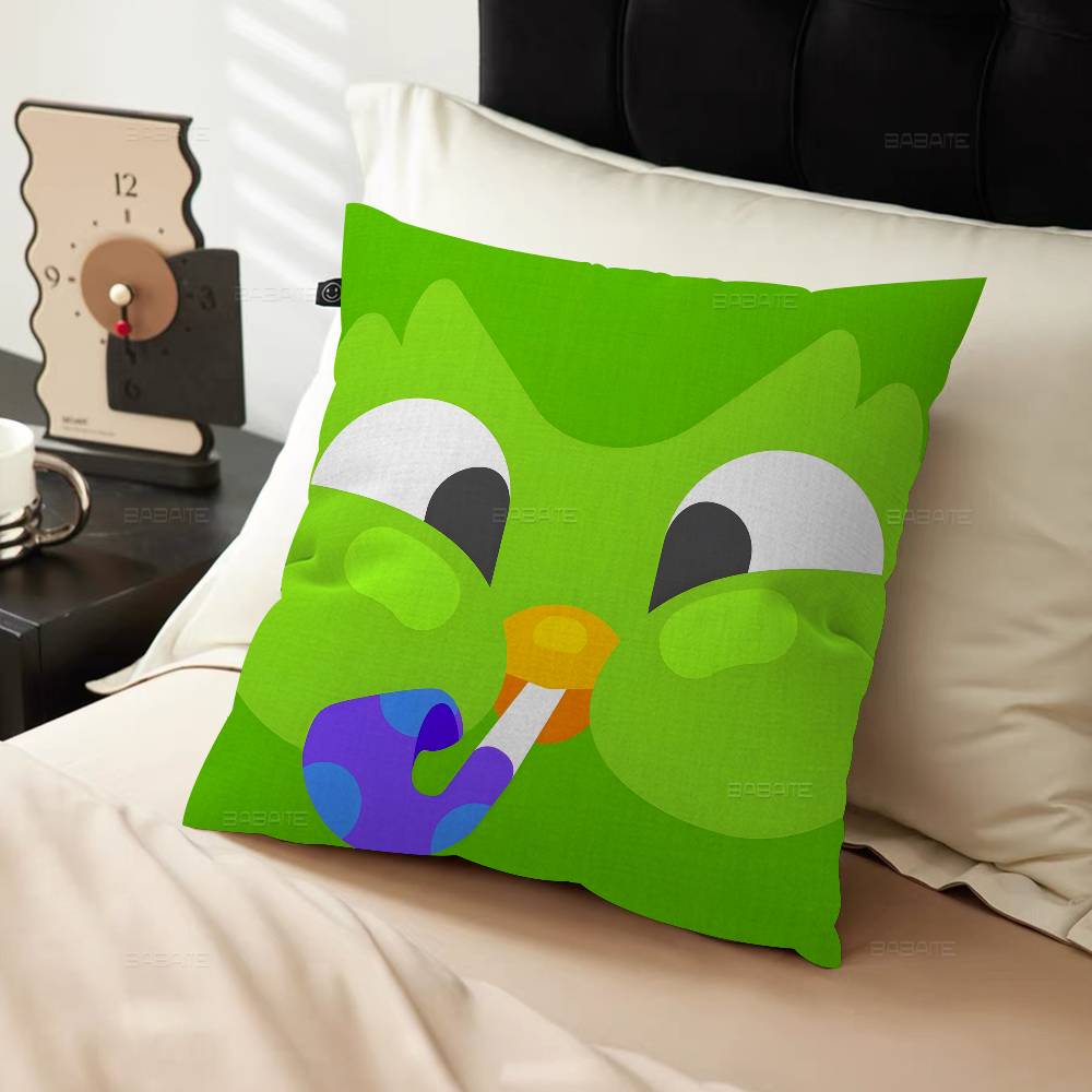 D-Duolingo Green pillow cover sofa cushion cover home room decoration children gift