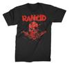 Rancid Skull Bats Nové černé tričko