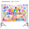 Baozi Party Decor Set: Squeeze Toy Plates, Cups, Napkins, Banners, Balloons, Cake Toppers