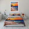 Sunset, ocean, palm trees. Bedding sets Duvet cover sets Duvet covers Pillowcases(1 * Duvet Cover 2 * Pillowcases without duvet insert)