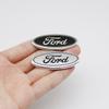 For Ford Focus 3 MK2 Fiesta MK7 Rigid Aluminum Steering Wheel Center Badge Mondeo MK4 Fusion Vehicle Interior Tuning Accessories
