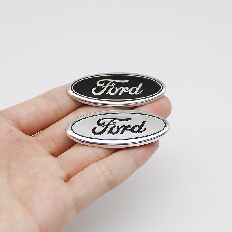 For Ford Focus 3 MK2 Fiesta MK7 Rigid Aluminum Steering Wheel Center Badge Mondeo MK4 Fusion Vehicle Interior Tuning Accessories
