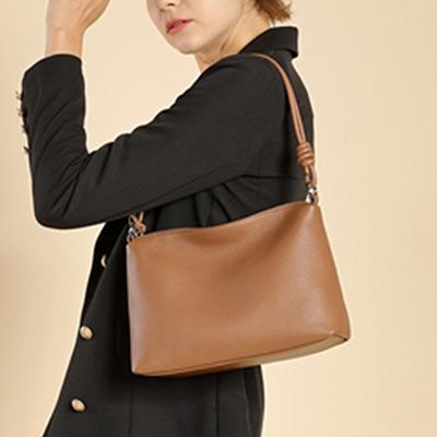 Genuine Leather Underarm Shoulder Bags For Women  Trend Designer Soft Crossbody Purses Hobo Ladies Handbags
