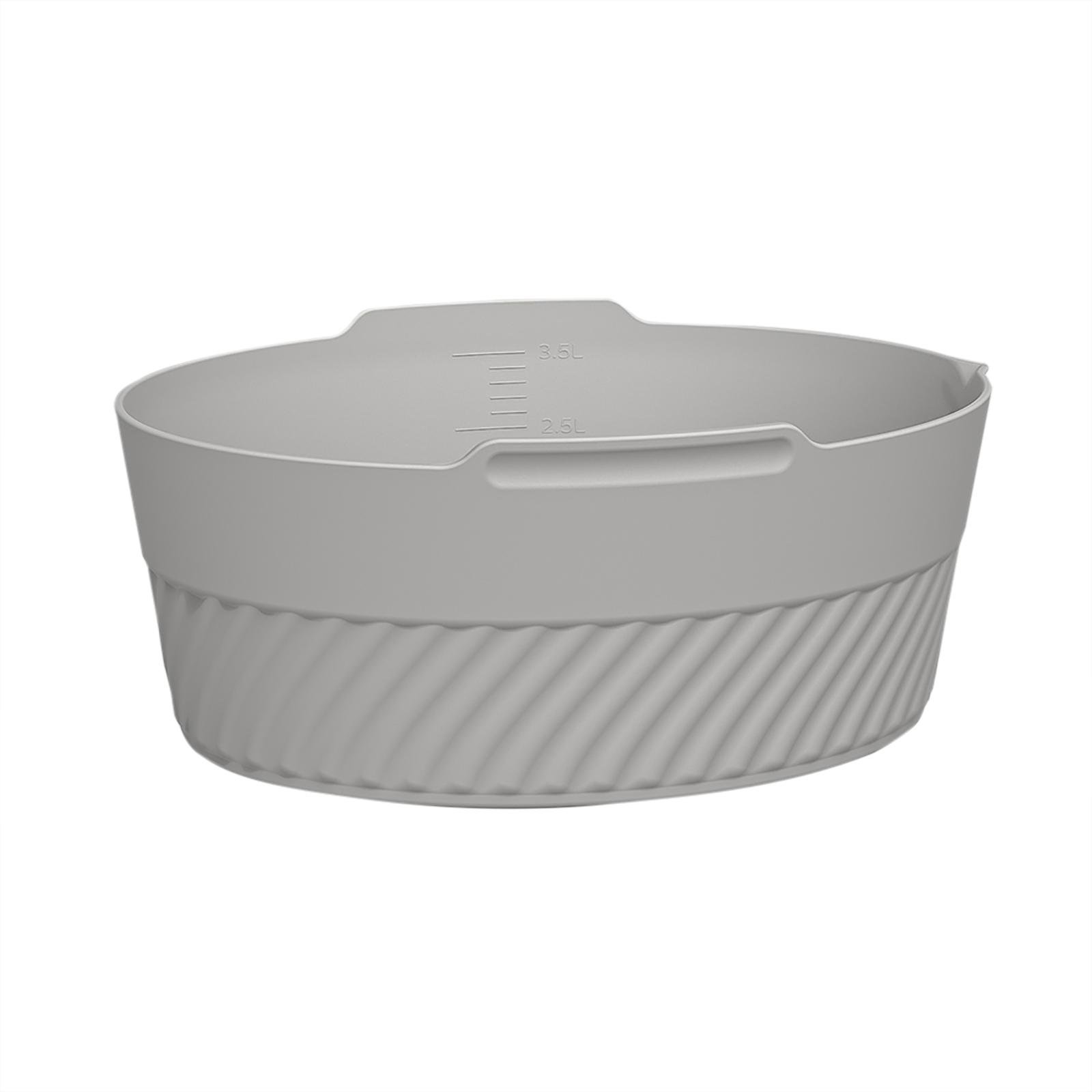 Silicone Slow Cooker Liners Fit 6QT Slow Cooker Crock Pot Reusable Leakproof Dishwasher Safe Crock Pot Liner grey#0