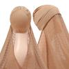 Fashion Loop Instant Hijab Scarf With Undercap Muslim Woman Premium Jersey Cotton Stretch Scarf Islam Turban Wraps Veils Heaband