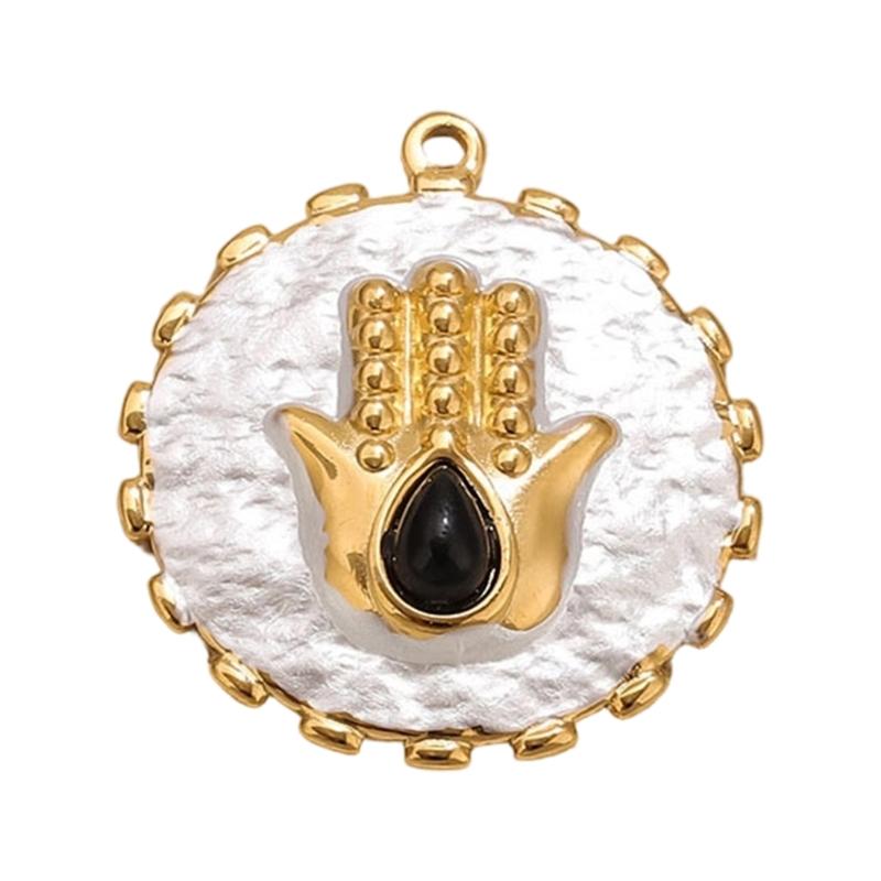 Chic Dubbelfärgad Kärlek Fjäril Hänge Berlock Rostfritt Stål Accessoar För Dagligt Bruk Speciella Tillfällen