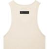 Fear Of God Essentials FW22 Tank Top Eggshell Women tops FOG-FW22-069