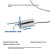 1Pcs 8.5mm * 20mm DC 3.7V 50000RPM High Speed 8.5mm*20mm 8520 CW+CCW Coreless Motor With Cooling Hole For RC Drone Quadcopter