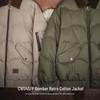 Men's Retro CWU45P Short Cotton Bomber Jacket - Warm Winter Outerwear