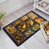 Golden Dragon Compilation Pattern Rug Floor Mat for Living Room or Bedroom Soft and Comfortable Carpet a Gift for Birthday and Holiday.