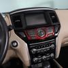 Red Carbon Fiber Navigation screen Trim Sticker For Nissan Pathfinder 13-18