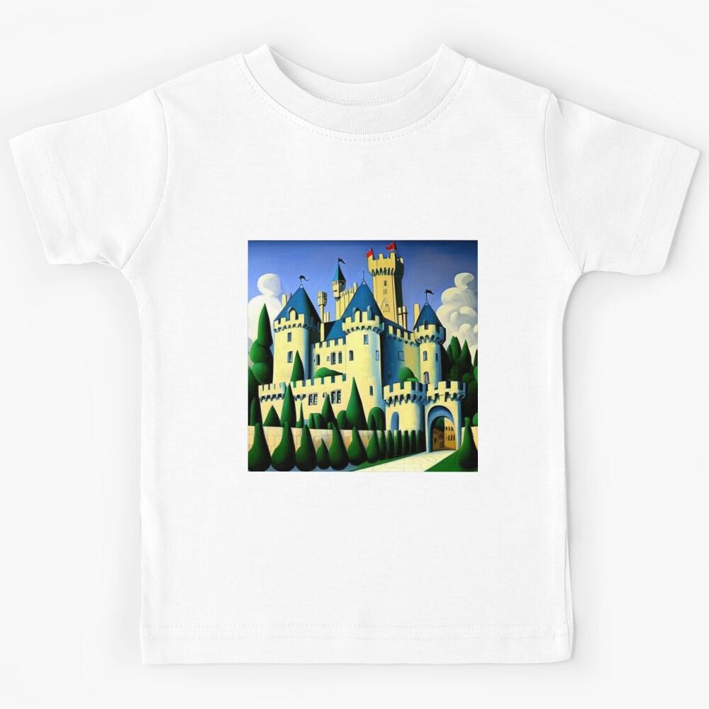 Magical Fairytale Princess Castle Fortress Classical Kids T-Shirt 120