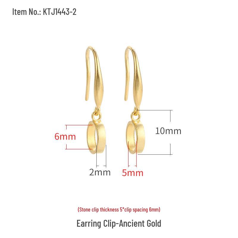 

Аксессуары для серег с безопасной застежкой из стерлингового серебра 925 пробы - DIY Жадеит, Нефрит, Амбер Пустые оправы для гвоздиков 925 Silver