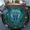 Electroshock Stingray Encounter Round Area Rug Under Office Chairs Bedroom Living Room Home Decor