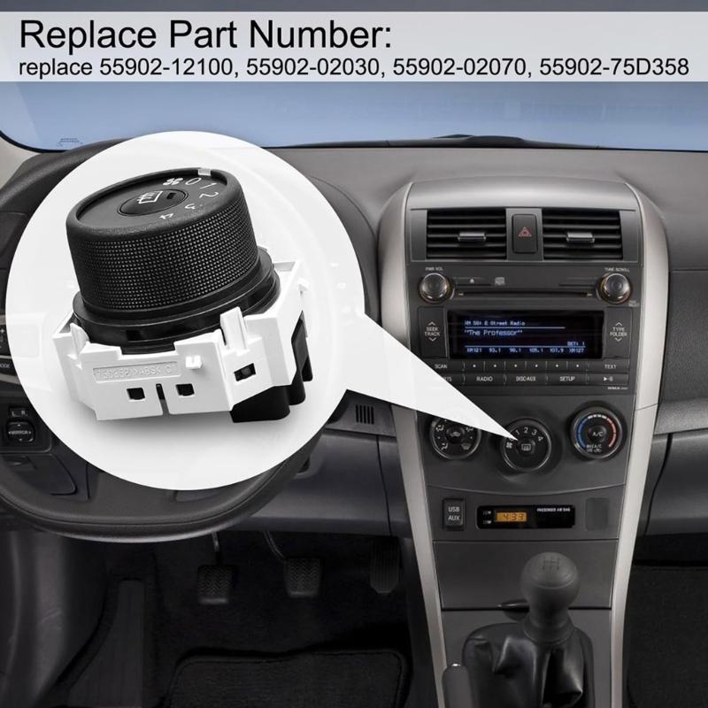 Air Conditioning Switch Button Car HVAC Wind Speed Control Switch Automotive Accessories 55902-02030