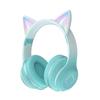 DR57 Luminous Cat Ear Wireless Bluetooth Headset - Long Battery, Gradient Color, Over-Ear Design