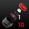 Bicycle Tail Light with Brake Sensor Waterproof USB Rechargeable Outdoor MTB Road Mountain Bike Night Riding Warning Rear Lamp