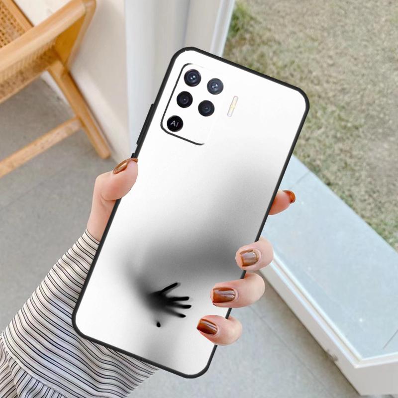 Woman Silhouettes Case For Oppo A60 A80 A40 A17 A57 A77 A74 A54 A94 A78 A98 A18 A38 A58 A96 A76 A16 A15 A5 Pro