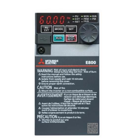 

Mitsubishi Electric Inverter FREQROL-E800 FR-E820-11K-1 чорний