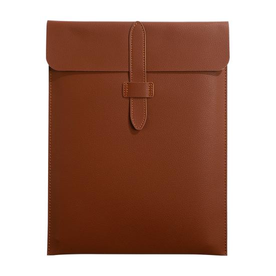 Document Bag Faux Leather Lightweight Portable Document Storage Organizer Scratch-Resistant Waterproof Document Case