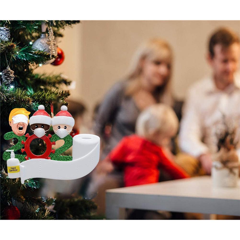2020 Personalized Christmas Tree Ornament Survivor Family Decorative Hanging Pendant