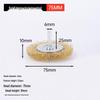 T-shaped Wire Brush: Metal Rust Removal and Polishing Tool with Round Handle