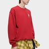 FILA Fusion Dragon Year CNY Series Dragon Pattern Round Neck Pullover Loose Sweatshirt Unisex sweatshirt Misty-Red T11U413212F-RD