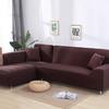 Sofa Cover Spandex Solid Color Elastic Sofa Cover For Living Room 1 /2 /3 /4 Set Seater Sectional Corner Slipcovers Sofa L Shape