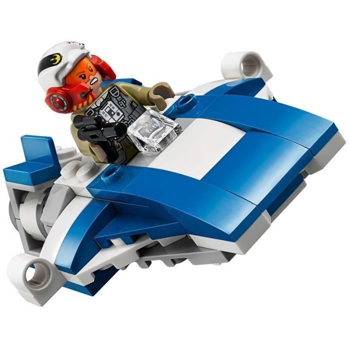 Lego® star wars™ 75196 microfighter a-wing™ vs. silencer tie™ - jeu de construction