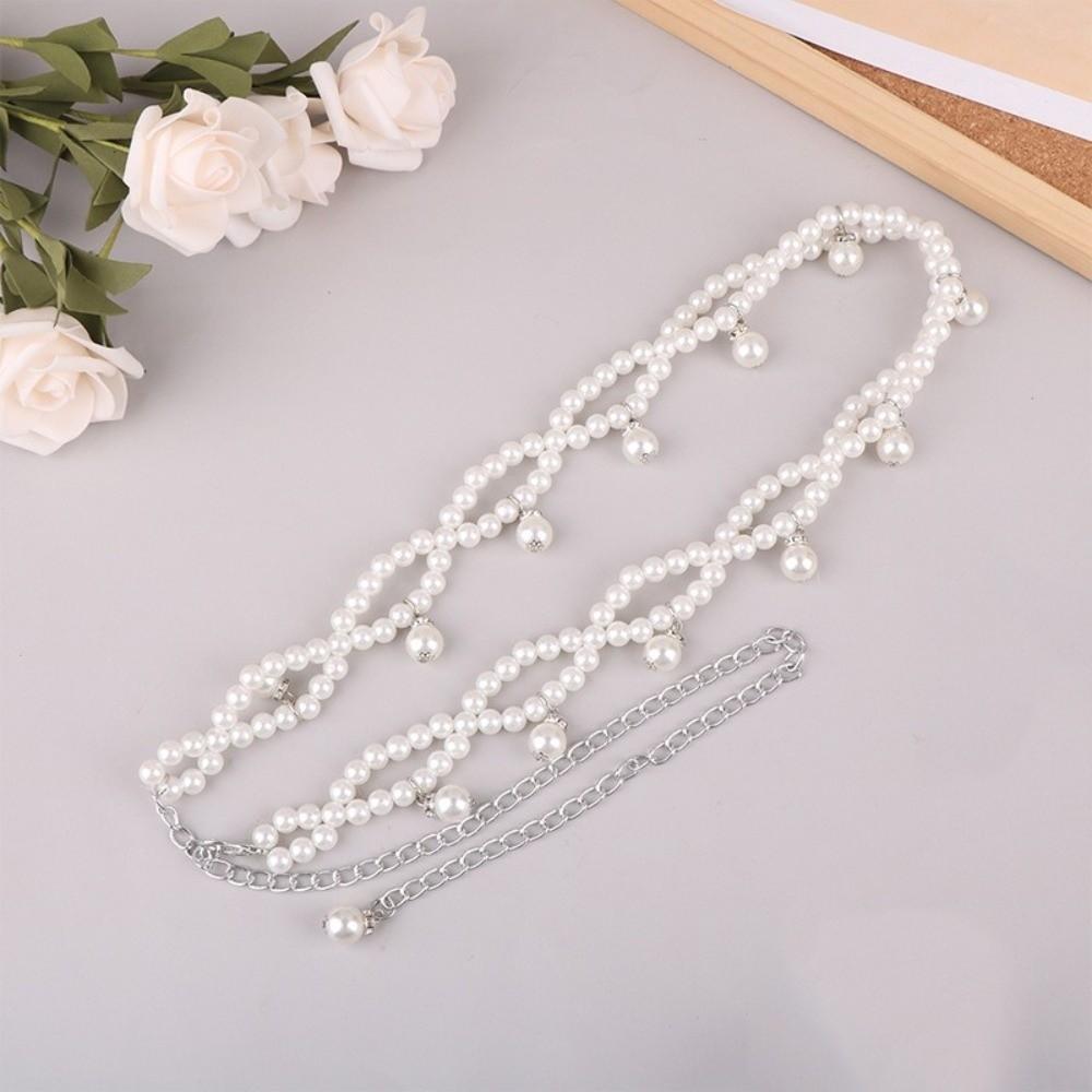 Waist Chain Design Pearl Waist Chain Pearl Decoration Body Chain Belt For Women