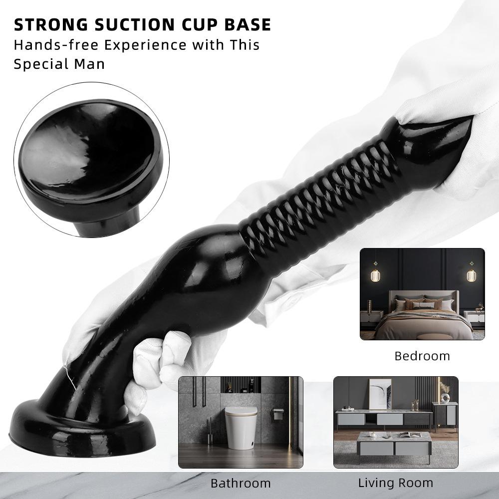 Velká hlava Extra dlouhé Dámské dildo Zadní mužské anální špunty Nosit anální proužky Nácvik anální dilatace Sexuální hračky