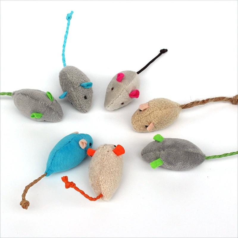 Pet Simulation Mouse Cat Toy Filled With Natural Catnip Self Entertainment Interactive Teaser Toy Anti Boring Chew Play Supplies