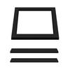 1 Set RV Roof Air Conditioner Gasket Kit EVA Self Adhesive RV Roof Air Conditioning Picture Frame Gasket Leveling Pads Waterproof Seal Insulation Kit
