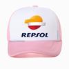 Berretto da baseball Repsol per sport all'aperto cappellino regolabile cappelli estivi in rete fresca traspiranti cappello da corsa
