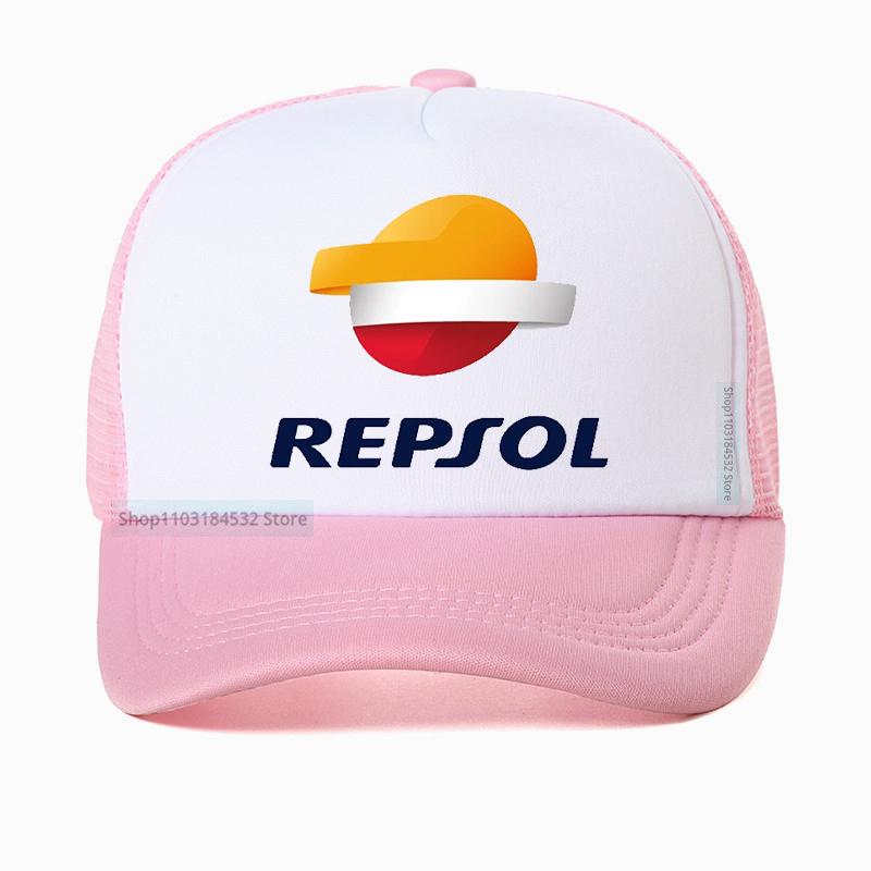 Berretto da baseball Repsol per sport all'aperto cappellino regolabile cappelli estivi in rete fresca traspiranti cappello da corsa