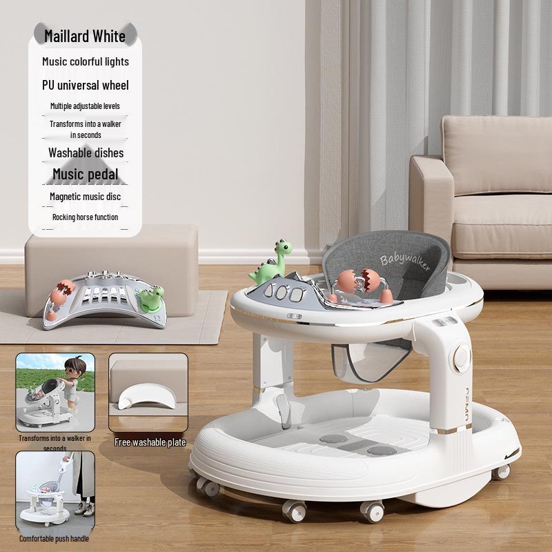 Multifunctional Baby Walker: Anti-Tip, O-Leg Prevention, Push-Assisted Learning for Boys and Girls