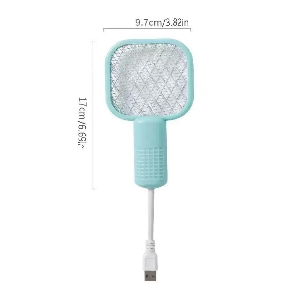 USB Mosquito Swatter Trap Pest Control Electric Shock Mini Mosquito Killer Lamp Portable UV Light Fly Bug Zapper Summer