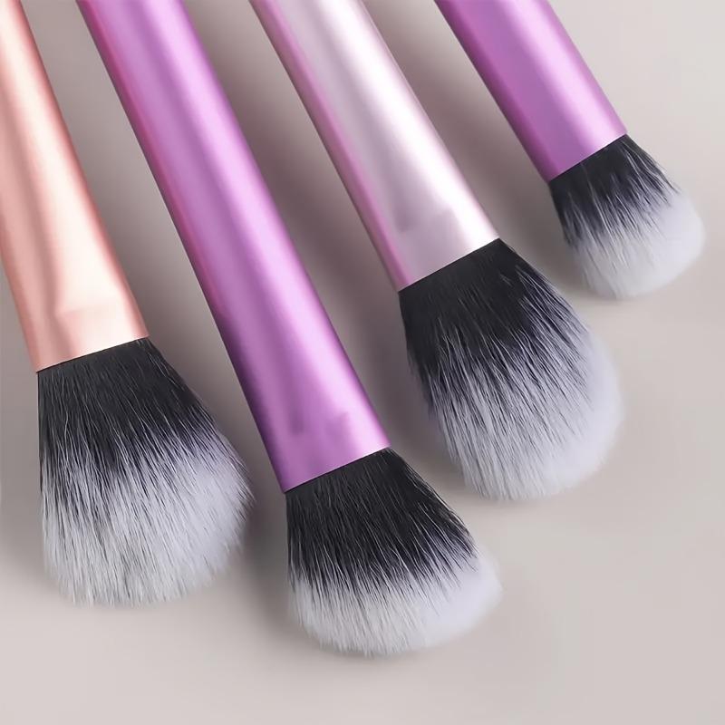 8-piece Portable Makeup Brush Set Lightweight Durable
