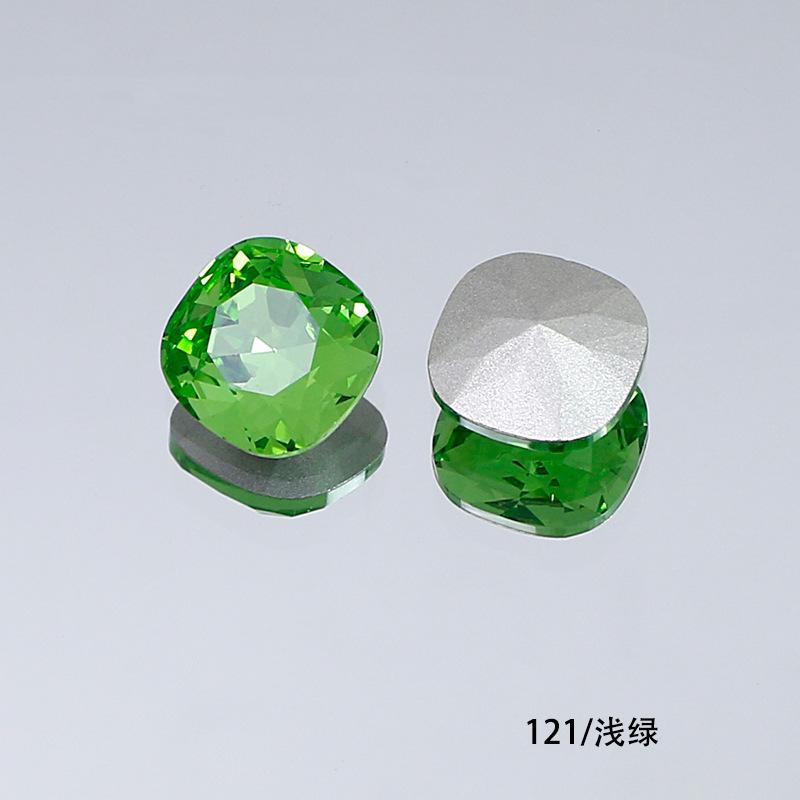 10Pcs Crystal K9 Glass Drill Tip Bottom Drill Fat Square Special-Shaped Nail Drill Clothing Accessories