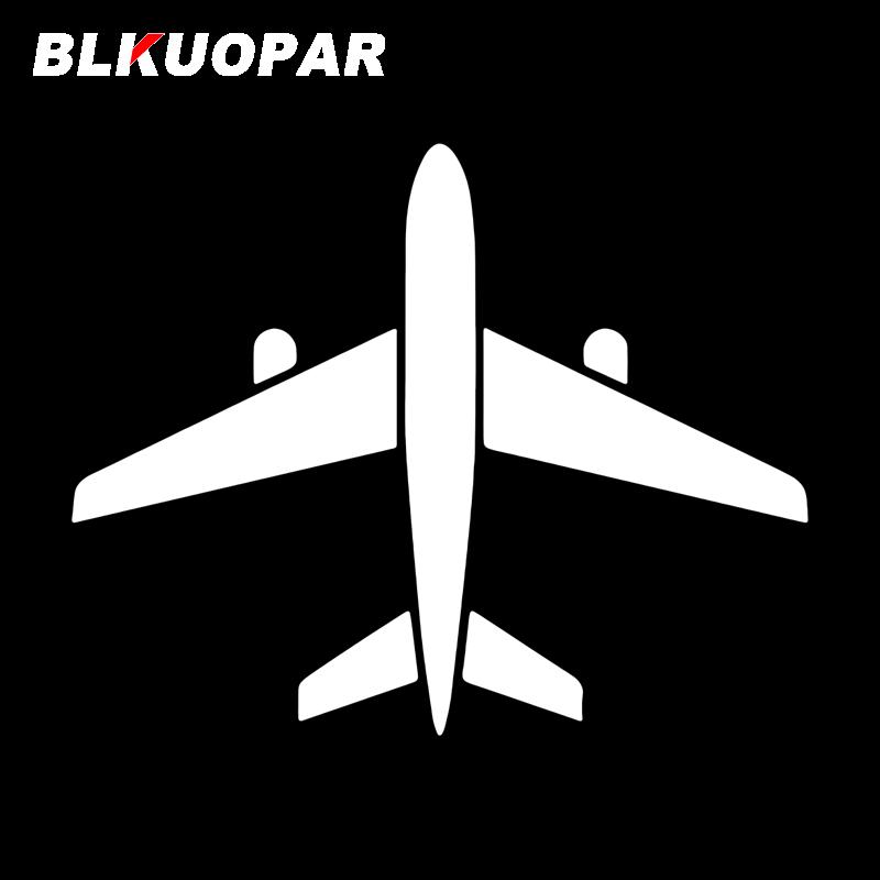 BLKUOPAR for Aircraft Car Stickers Fashionable Personality Decals Simple Refrigerator Windshield Decor Car Door Protector