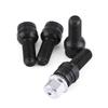 Black M14x1.5 Wheel Lock Lug Nut and Bolt Set (4 Locks + 1 Key) - High Security Anti-Theft Wheel Locks Compatible with Factory Specifications