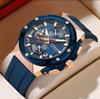 CURREN 8462 Men's Waterproof Chronograph Sports Watch with Calendar and Six-Hand Quartz Movement.