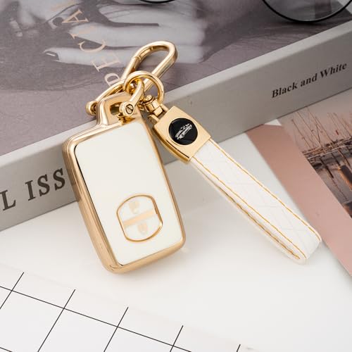 [Unhoke] Prius Key Case 30 Series Aqua Key Cover Prius Alpha 86 Vitz Corolla Smart Key Case Key Holder TPU Lightweight Scratch Resistant 2 Button