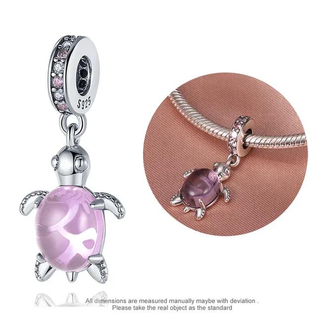 Charms Coppersea Turtle Series Charm Colorful Beads Fit Original Bracelet Diy Fine Jewelry Making Gifts For Women