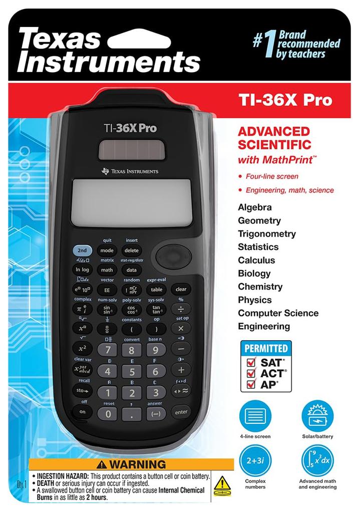 Texas Instruments TI-36X Pro Scientific Calculator [Imported Goods] [Item]
