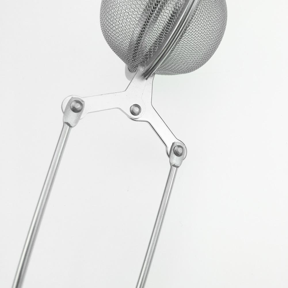 Stainless Steel Mini Cocoa Powder Sifter Tea Strainer 15.5x4.5cm