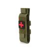 Outdoor Tactical Medical and Scissors Pouch with EDC Tourniquet & Flashlight Storage