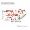 PVC Christmas Wall and Window Stickers for Holiday Designed for Multiple Surfaces Long Lasting and Easy to Use