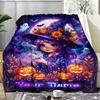 1PC Custom Name Halloween Magic Potion Outdooor Flannel Blankets Throw Blanket All-Season Throw Gift Bedspread for Couch, Bed, Camping Holiday Birthda